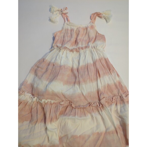 Jessica Simpson dress for girls size 2T Pinky peach and white tie dye like new - Picture 3 of 9
